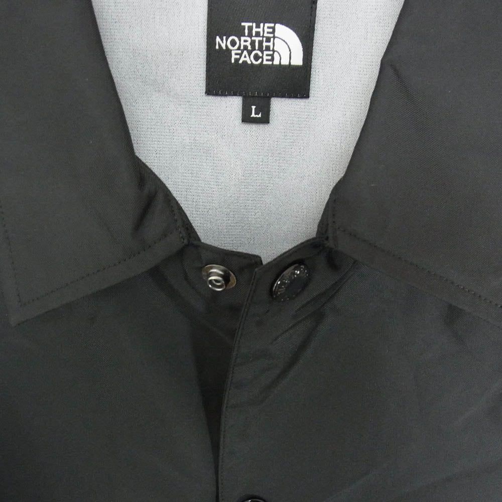 THE NORTH FACE ノースフェイス NP72450 THE COACH JACKET ザ コーチ ジャケット 撥水 加工 ブラック系 L【新古品】【未使用】【中古】