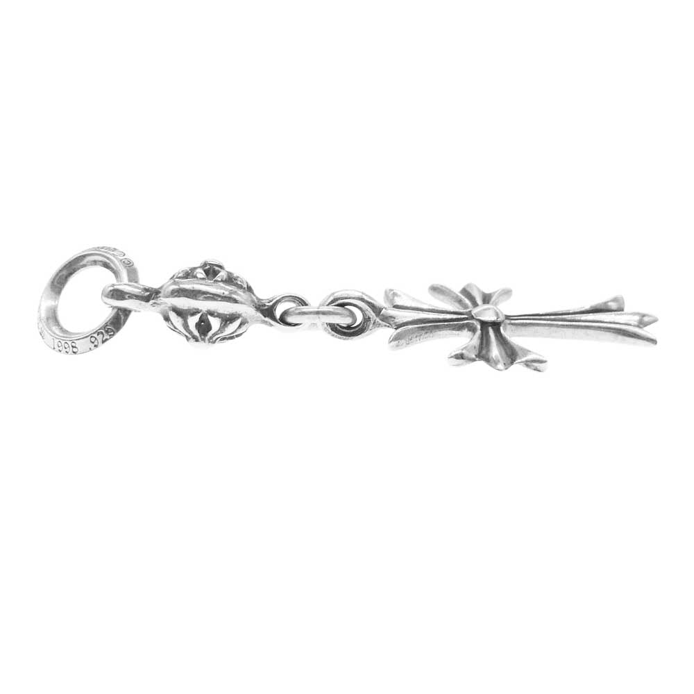 CHROME HEARTS クロムハーツ（原本有） 1B TINY CH CRS 1ボール タイニー CHクロス ペンダントトップ シルバー系【中古】