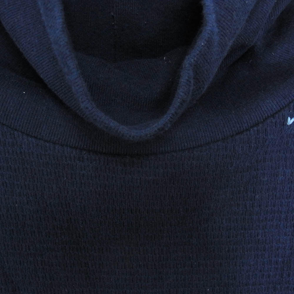 PORTER CLASSIC ポータークラシック H W THERMAL TURTLENECK サーマル タートル ネック ネイビー系 S【中古】