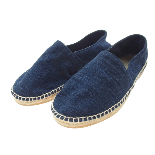 PORTER CLASSIC ポータークラシック ESPADRILLES DENIM エスパドリーユ デニム シューズ インディゴ インディゴブルー系 27cm【中古】