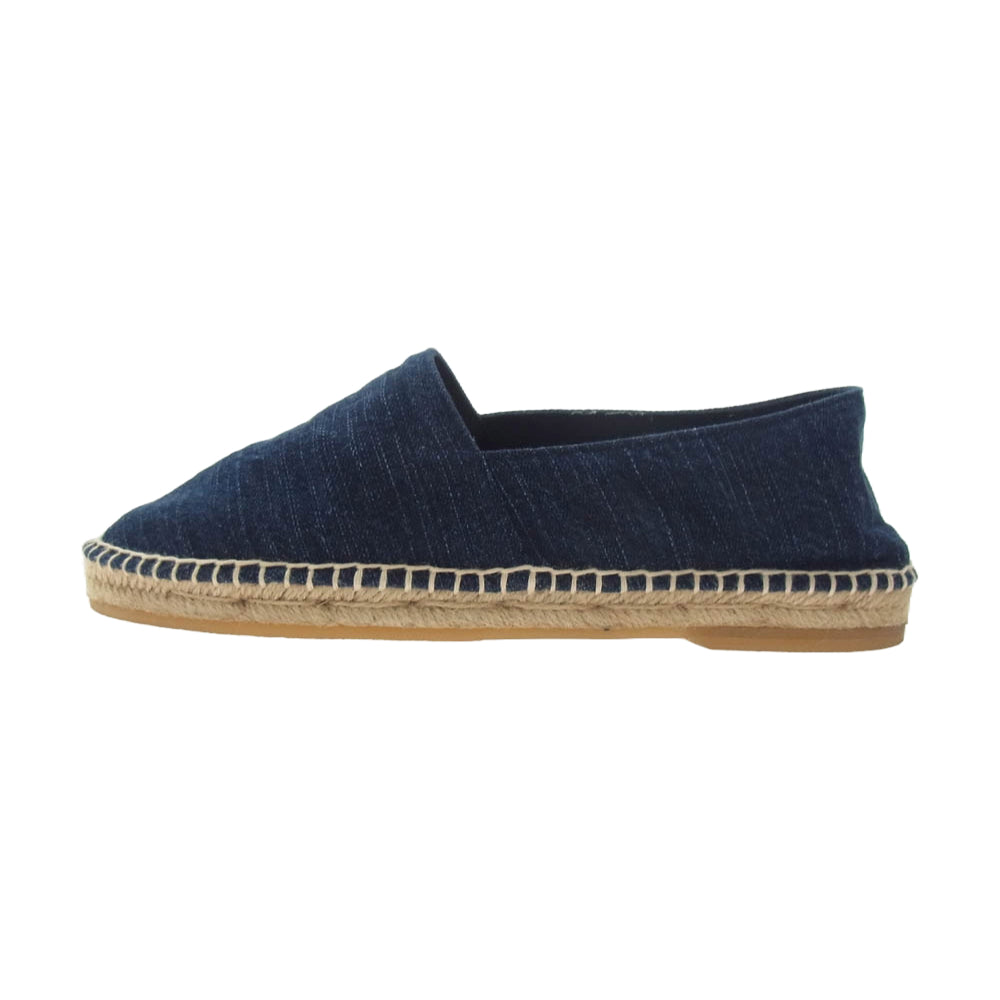 PORTER CLASSIC ポータークラシック ESPADRILLES DENIM エスパドリーユ デニム シューズ インディゴ インディゴブルー系 27cm【中古】