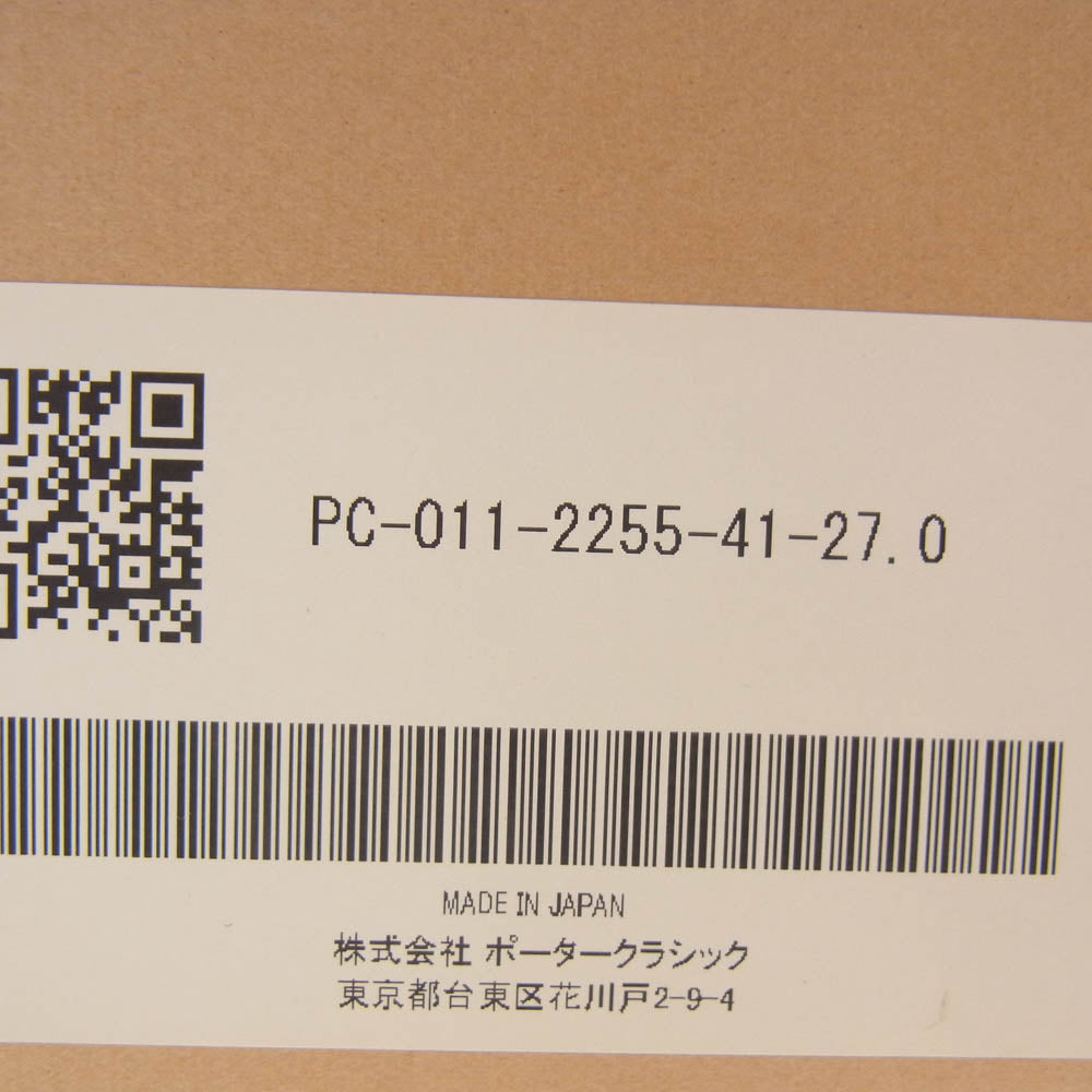 PORTER CLASSIC ポータークラシック ESPADRILLES DENIM エスパドリーユ デニム シューズ インディゴ インディゴブルー系 27cm【中古】