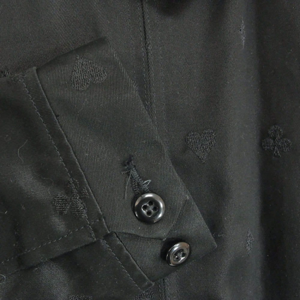 PORTER CLASSIC ポータークラシック トランプ柄 フル ジップ ジャケット ブラック系 M【中古】