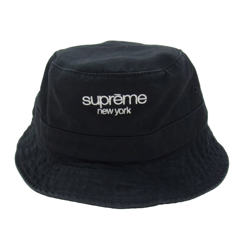 Supreme シュプリーム 24AW Classic Logo Crusher クラシック ロゴ クラッシャー ハット バケットハット ブラック系【中古】