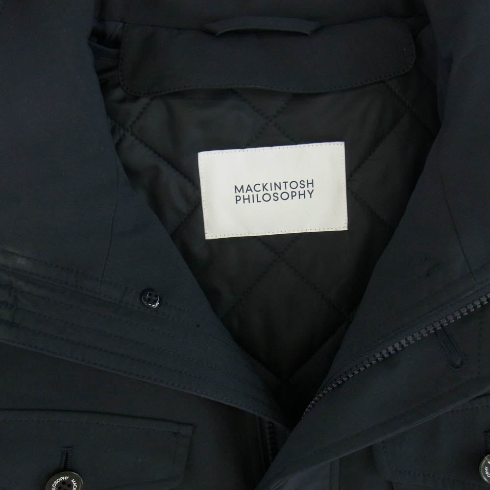 Mackintosh マッキントッシュ H1F-34-437-29 ダブル クロス ストレッチ STANSTED スタンステッド ジャケット ネイビー系 40【中古】