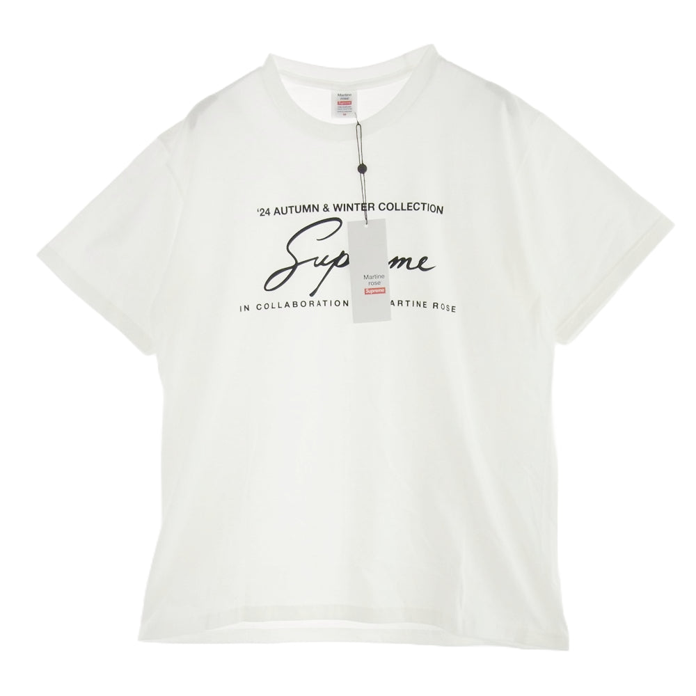 Supreme シュプリーム 24AW Martine Rose Tee マーティンローズ Tシャツ ホワイト系 M【極上美品】【中古】