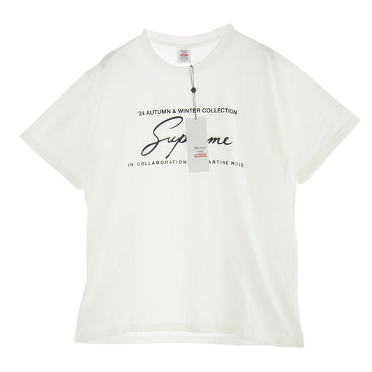 Supreme シュプリーム 24AW Martine Rose Tee マーティンローズ Tシャツ ホワイト系 M【極上美品】【中古】