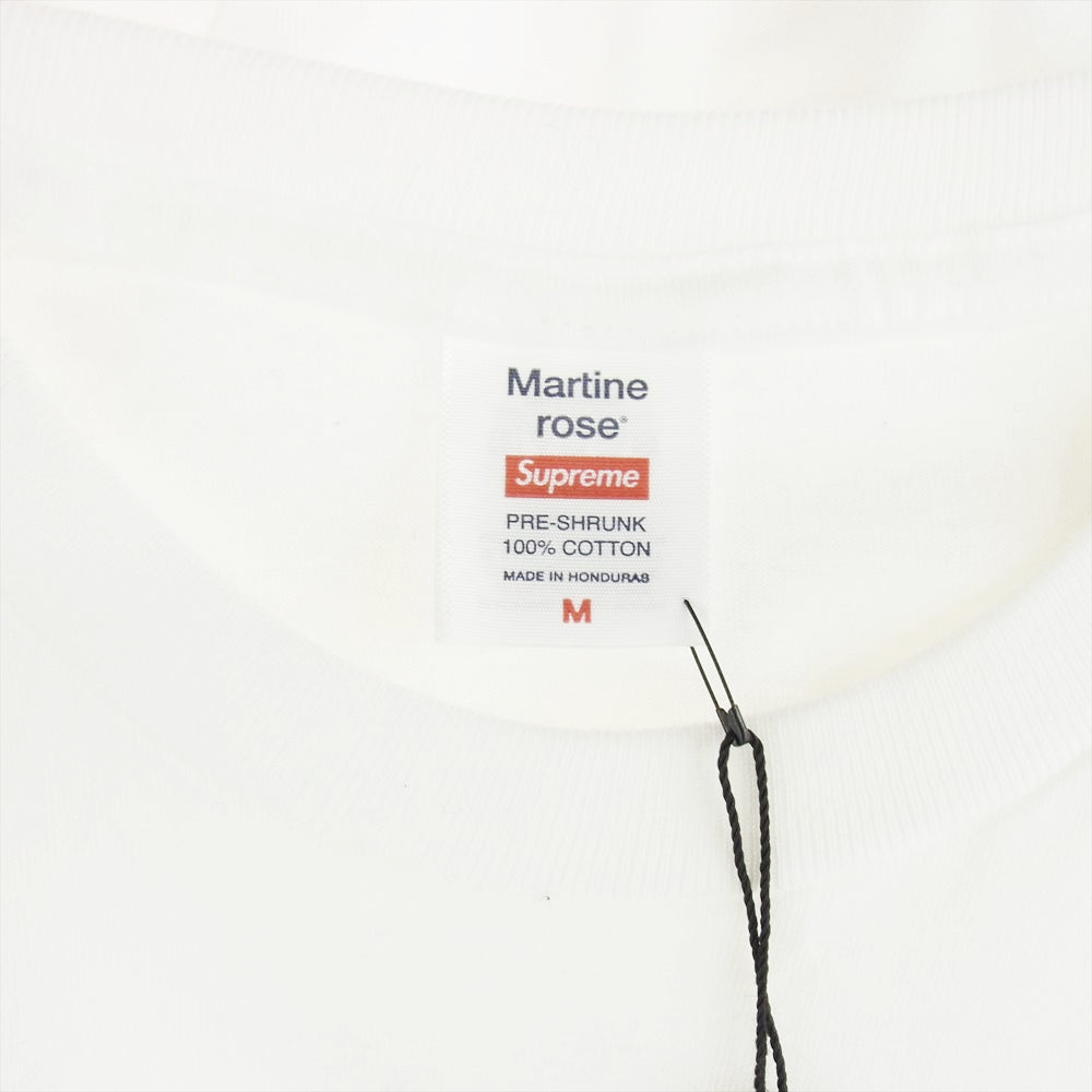 Supreme シュプリーム 24AW Martine Rose Tee マーティンローズ Tシャツ ホワイト系 M【極上美品】【中古】