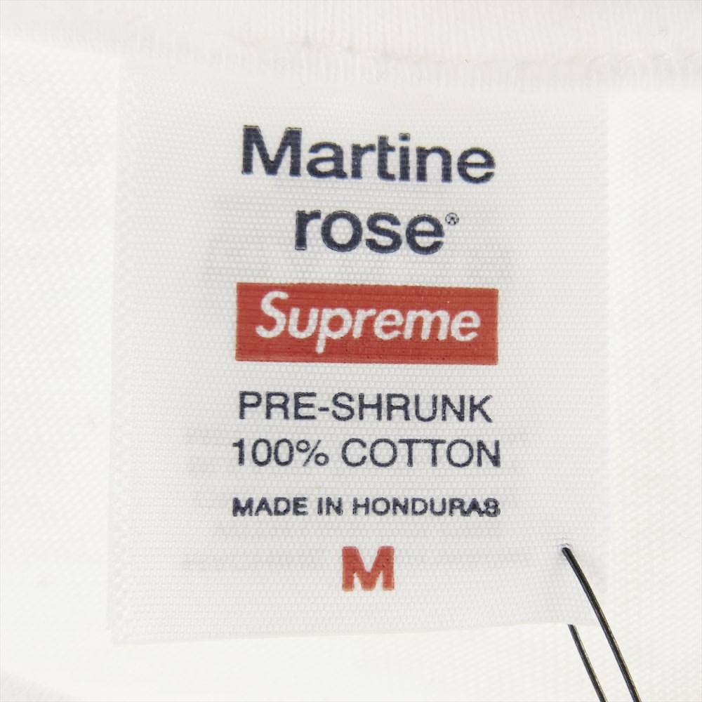 Supreme シュプリーム 24AW Martine Rose Tee マーティンローズ Tシャツ ホワイト系 M【極上美品】【中古】