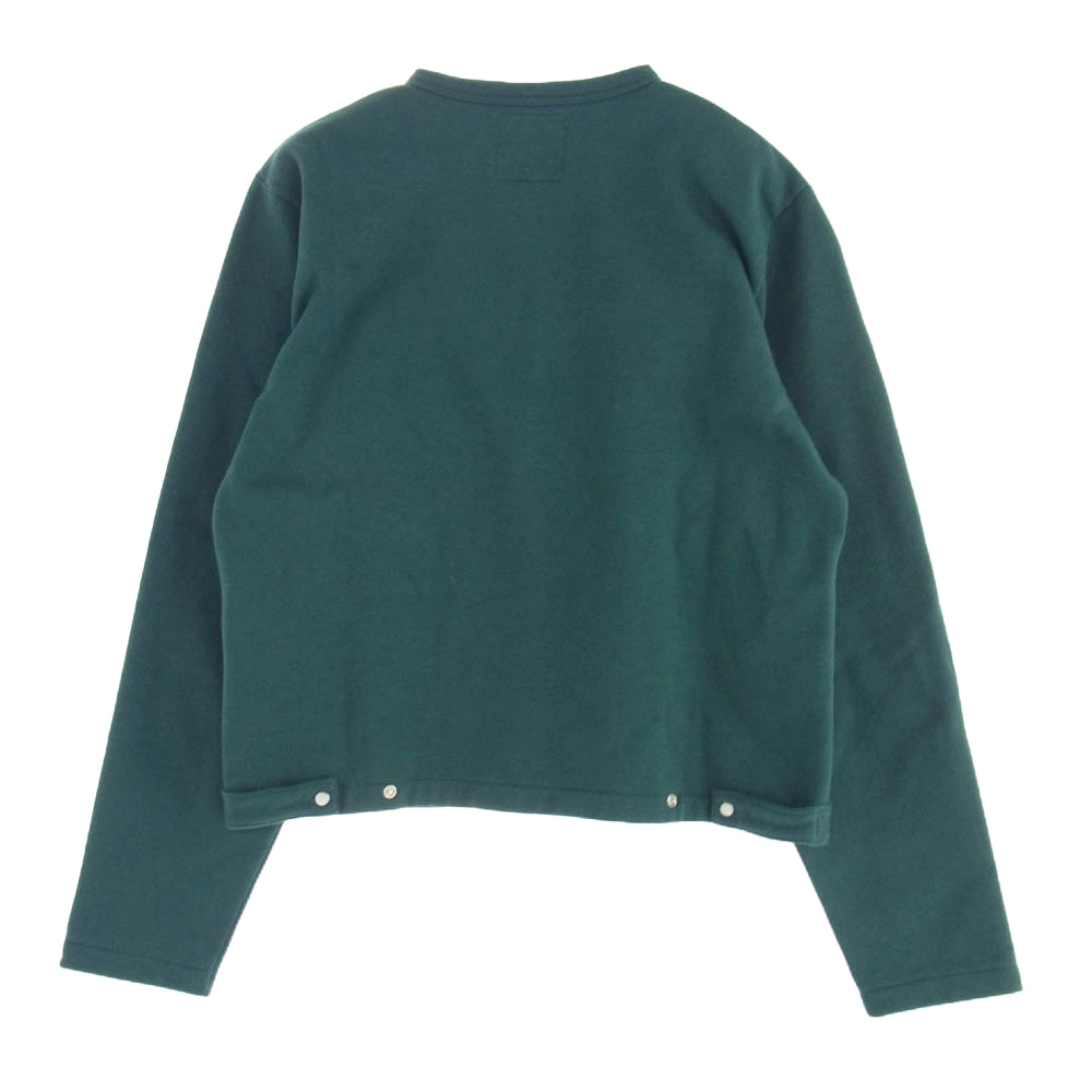 agnes b. アニエスベー スナップ ボタン カーディガン グリーン系 1【中古】