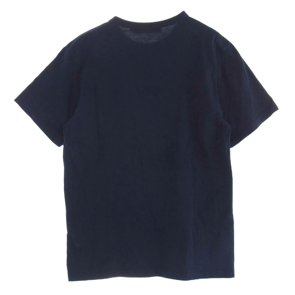MAISON KITSUNE メゾンキツネ GU00154KJ0010 チラックス フォックス パッチ クラシック 半袖 Tシャツ ネイビー系 XS【中古】