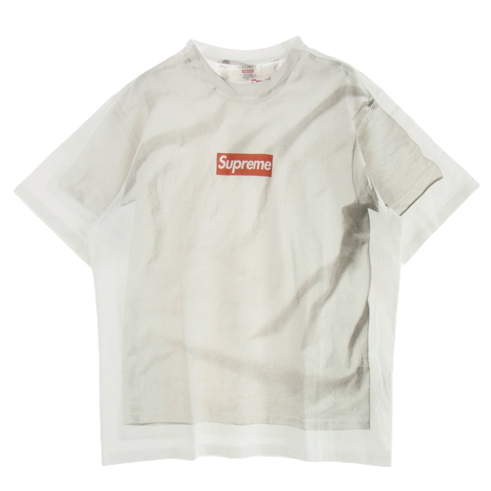 Supreme シュプリーム MM6 Maison Margiela Box Logo Tee エムエムシックス メゾンマルジェラ ボックスロゴ 転写プリント 半袖 Tシャツ ホワイト系 XL【新古品】【未使用】【中古】