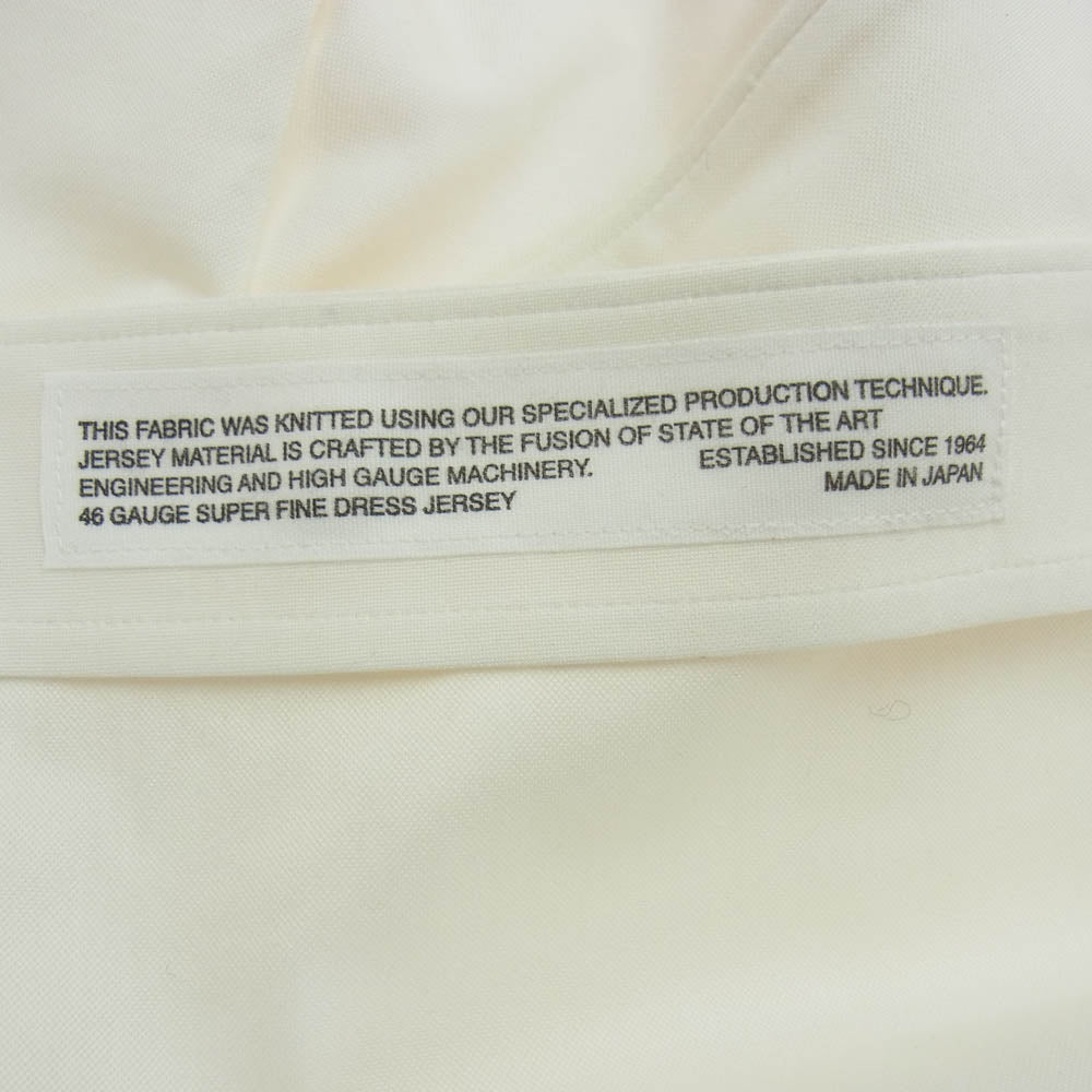 カネマサフィル KM24S004SI 46G Atmosphere Silk Blend Open Collar Shirt シルク混 オープンカラー シャツ 長袖 ホワイト系 L【中古】