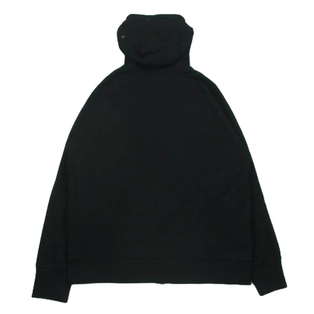 C.P.Company シーピーカンパニー 17CMSS141A 005086W Diagonal Raised Fleece Explorer Zipped Hooded Sweatshirt ゴーグル付き フルジップ パーカー ブラック系 XL【美品】【中古】