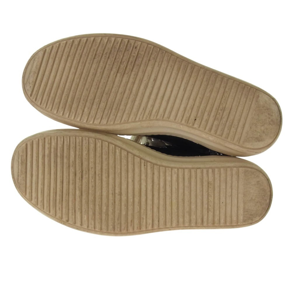 Rick Owens リックオウエンス DU02A3800 MU DRKSHDW ダークシャドウ Gethsemane Padded High ナイロン ハイカット スニーカー ブラック系 43【中古】