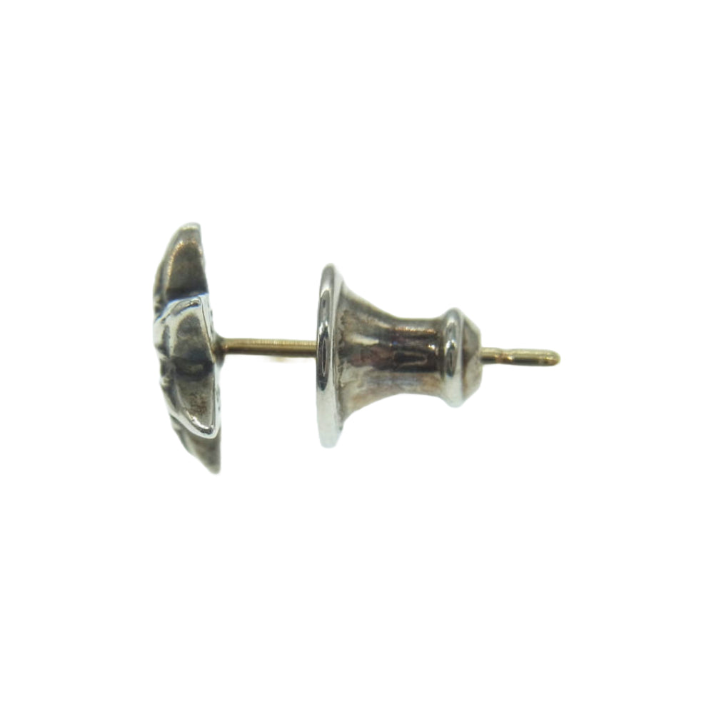 CHROME HEARTS クロムハーツ（原本有） CO STAR DMND スター スタッド 1ダイヤ アフターダイヤ シルバー ピアス シルバー系【中古】