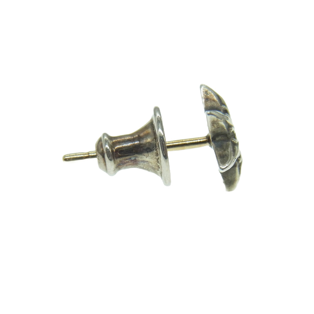 CHROME HEARTS クロムハーツ（原本有） CO STAR DMND スター スタッド 1ダイヤ アフターダイヤ シルバー ピアス シルバー系【中古】