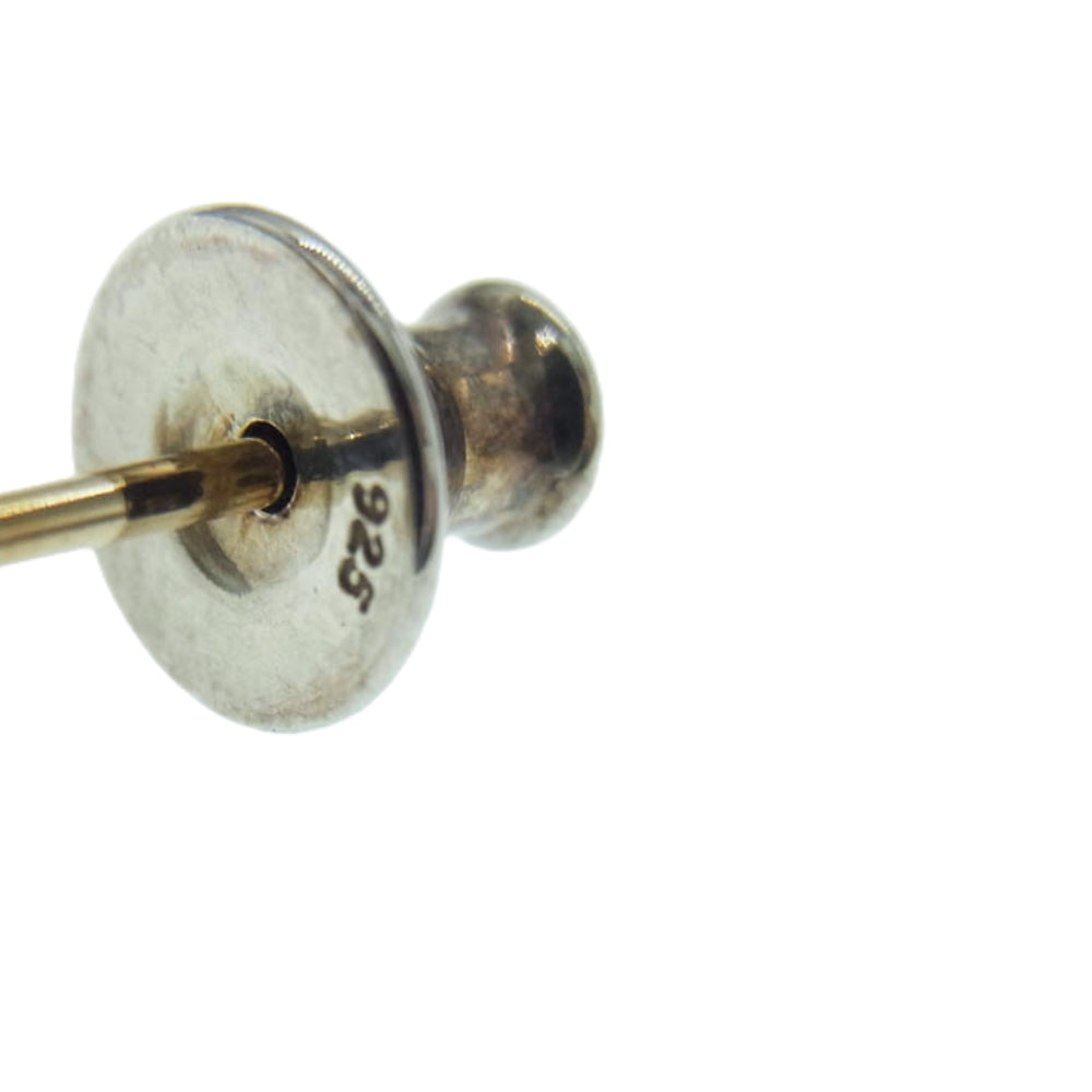 CHROME HEARTS クロムハーツ（原本有） CO STAR DMND スター スタッド 1ダイヤ アフターダイヤ シルバー ピアス シルバー系【中古】