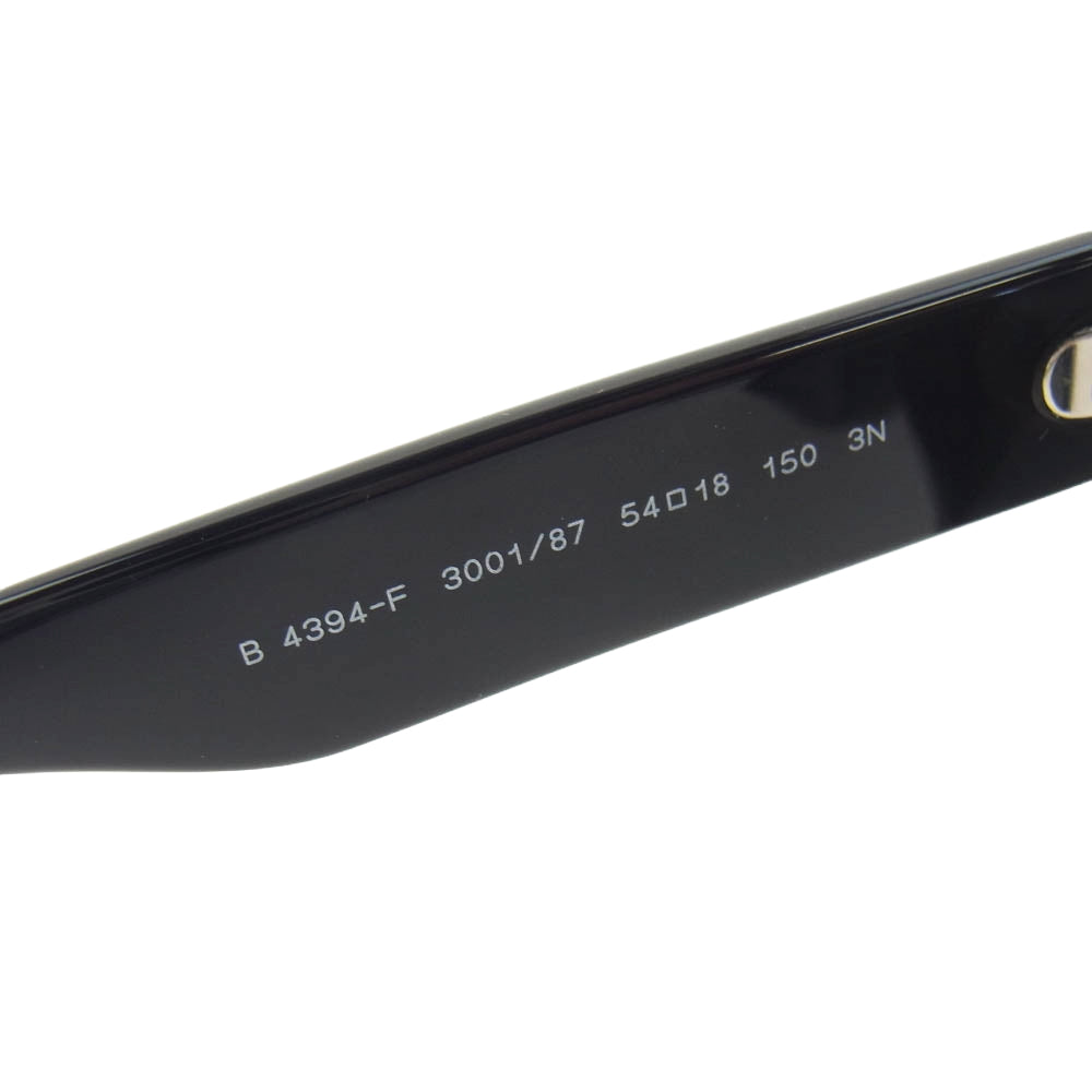 BURBERRY バーバリー B4394-F 3001/87 セルフレーム サイド ロゴ サングラス フレーム：ブラック系 54□18 150【美品】【中古】