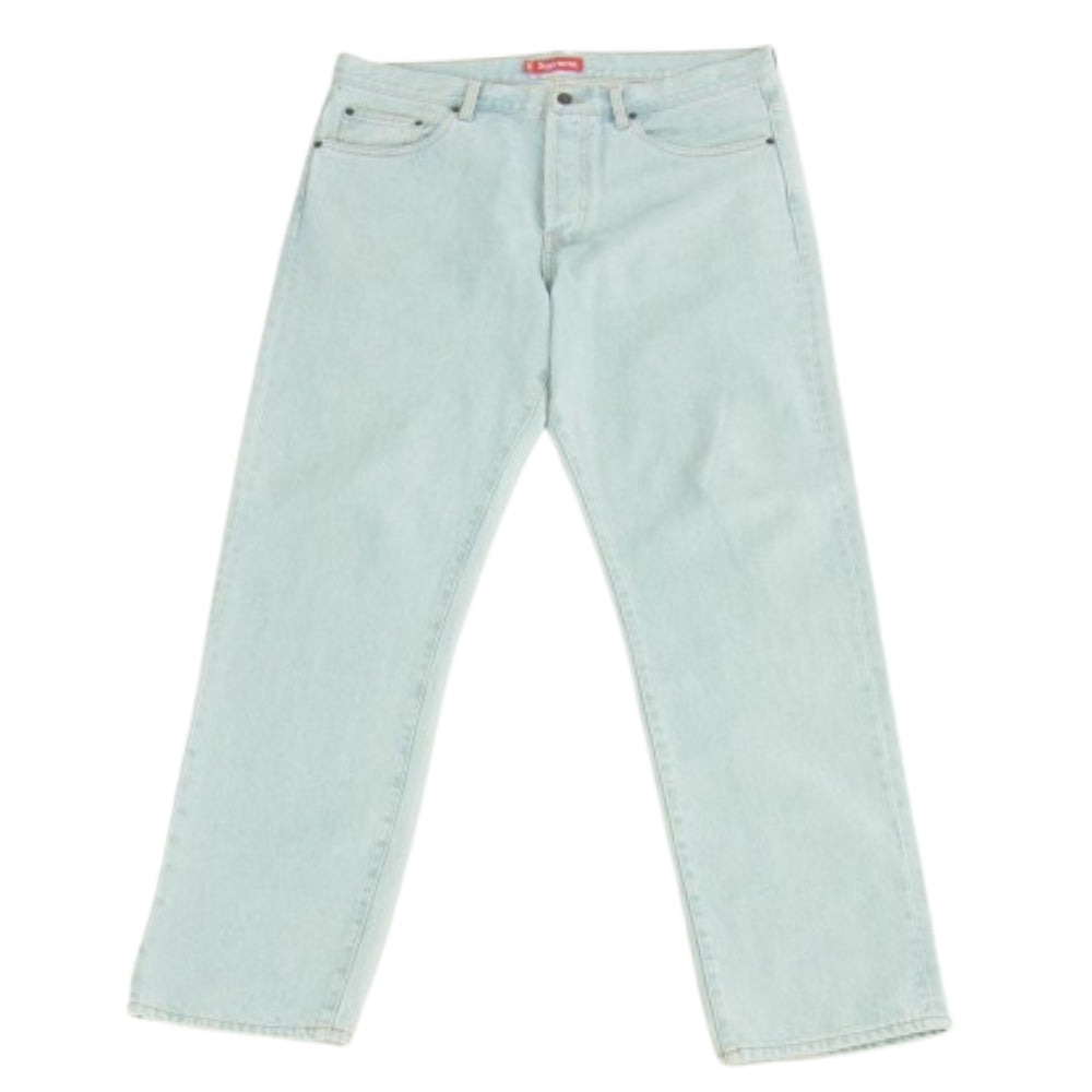 Supreme シュプリーム regular jeans レギュラー ジーンズ デニム パンツ ライトブルー系 36【中古】