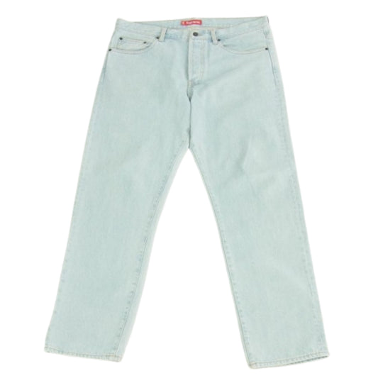 Supreme シュプリーム regular jeans レギュラー ジーンズ デニム パンツ ライトブルー系 36【中古】