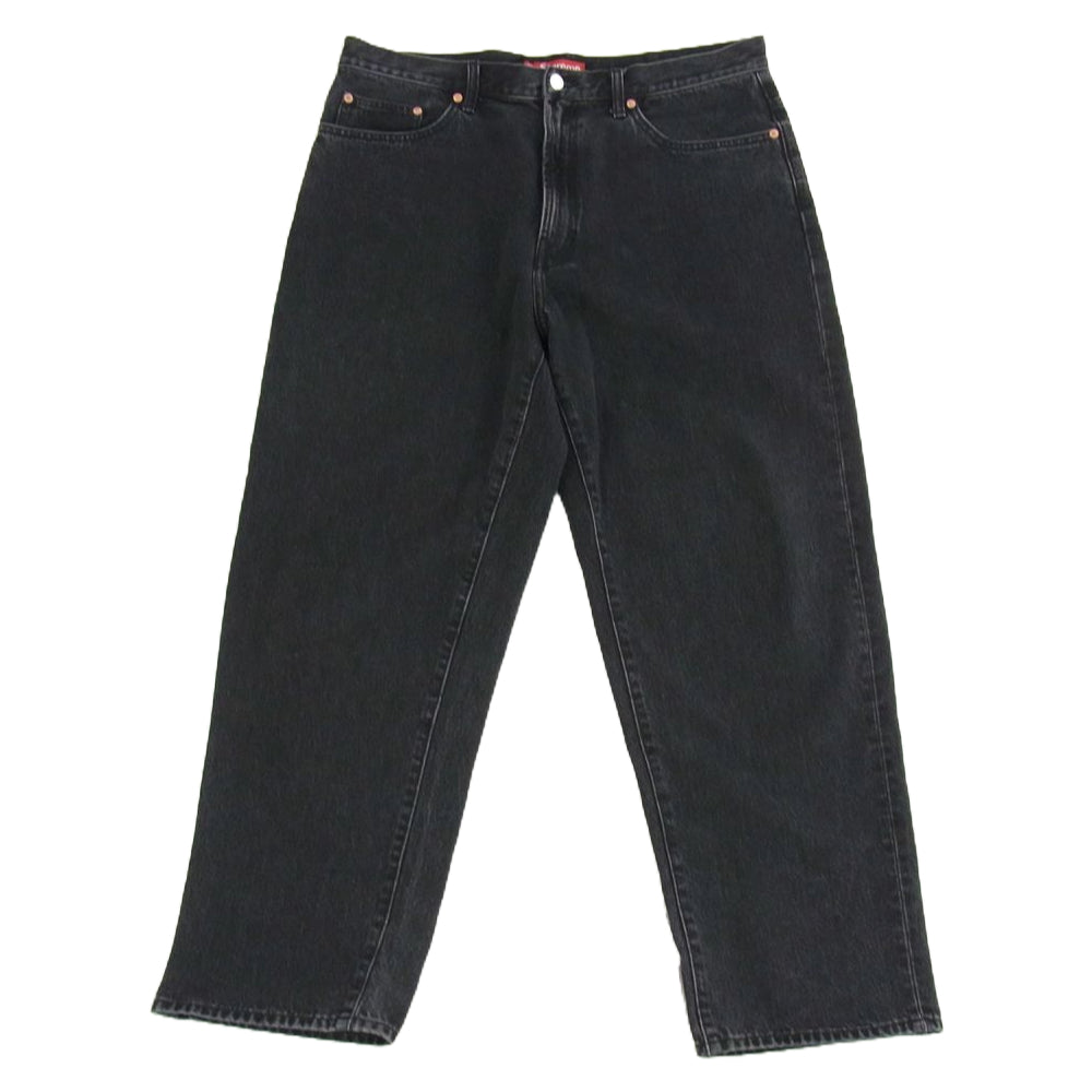 Supreme シュプリーム 23AW BAGGY JEAN Washed Indigo バギー ブラック