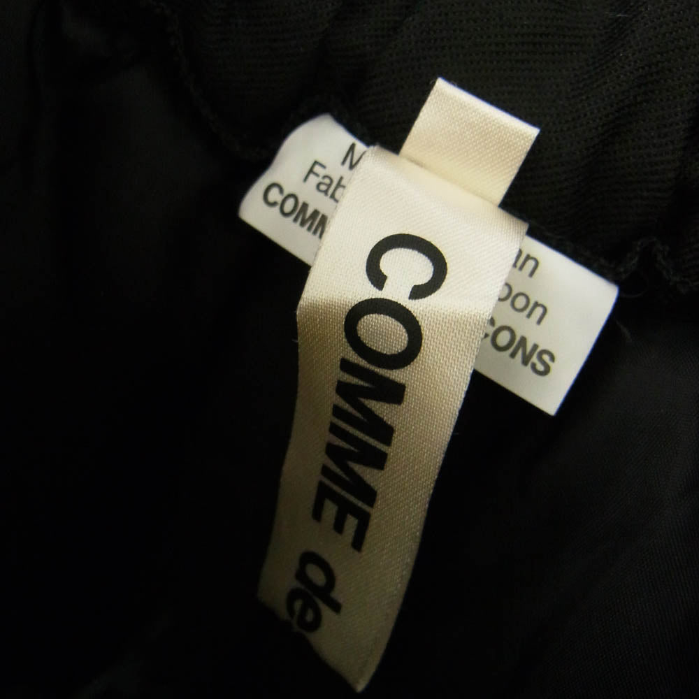 COMME des GARCONS コムデギャルソン 23AW GL-P011 本ライン フェイクファー ショーツ ハーフパンツ AD2023 ブラック系 M【中古】