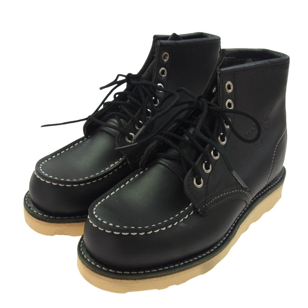 RED WING レッドウィング 8179 アイリッシュセッター レザー レースアップ ブーツ ブラック系 4E【美品】【中古】