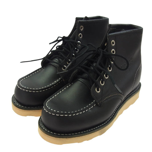 RED WING レッドウィング 8179 アイリッシュセッター レザー レースアップ ブーツ ブラック系 4E【美品】【中古】