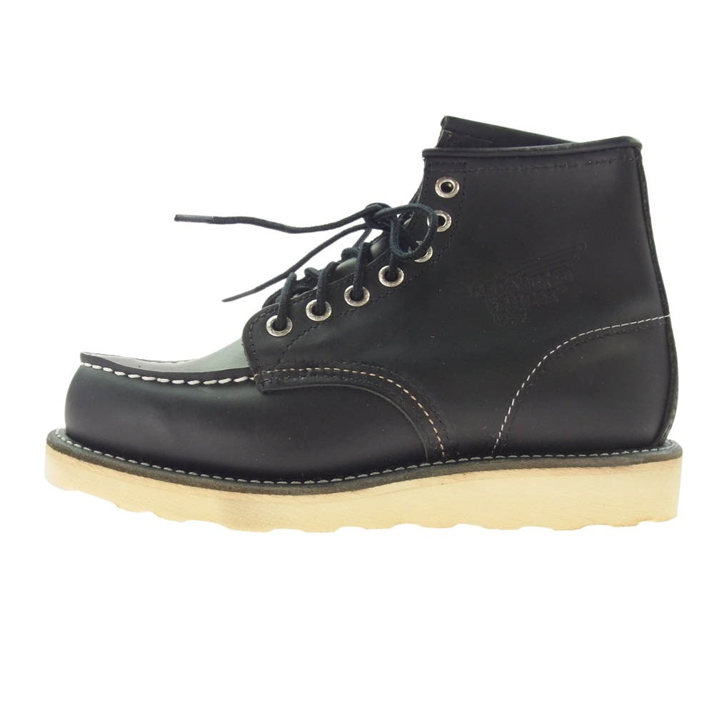 RED WING レッドウィング 8179 アイリッシュセッター レザー レースアップ ブーツ ブラック系 4E【美品】【中古】