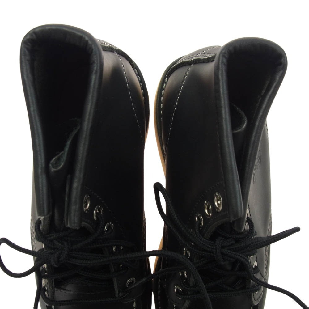 RED WING レッドウィング 8179 アイリッシュセッター レザー レースアップ ブーツ ブラック系 4E【美品】【中古】