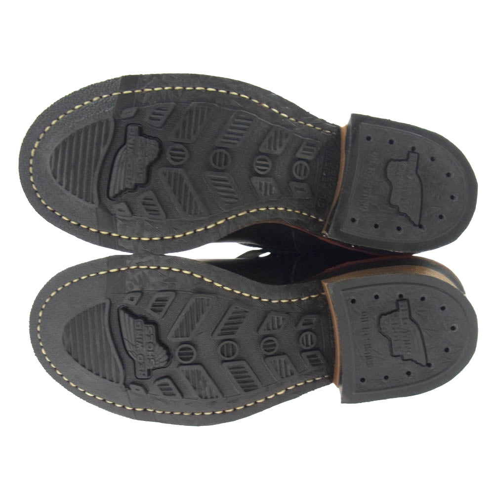 RED WING レッドウィング 2268 ENGINEER BOOT エンジニアブーツ レザーブーツ 2009年製 ブラック系 5D【美品】【中古】