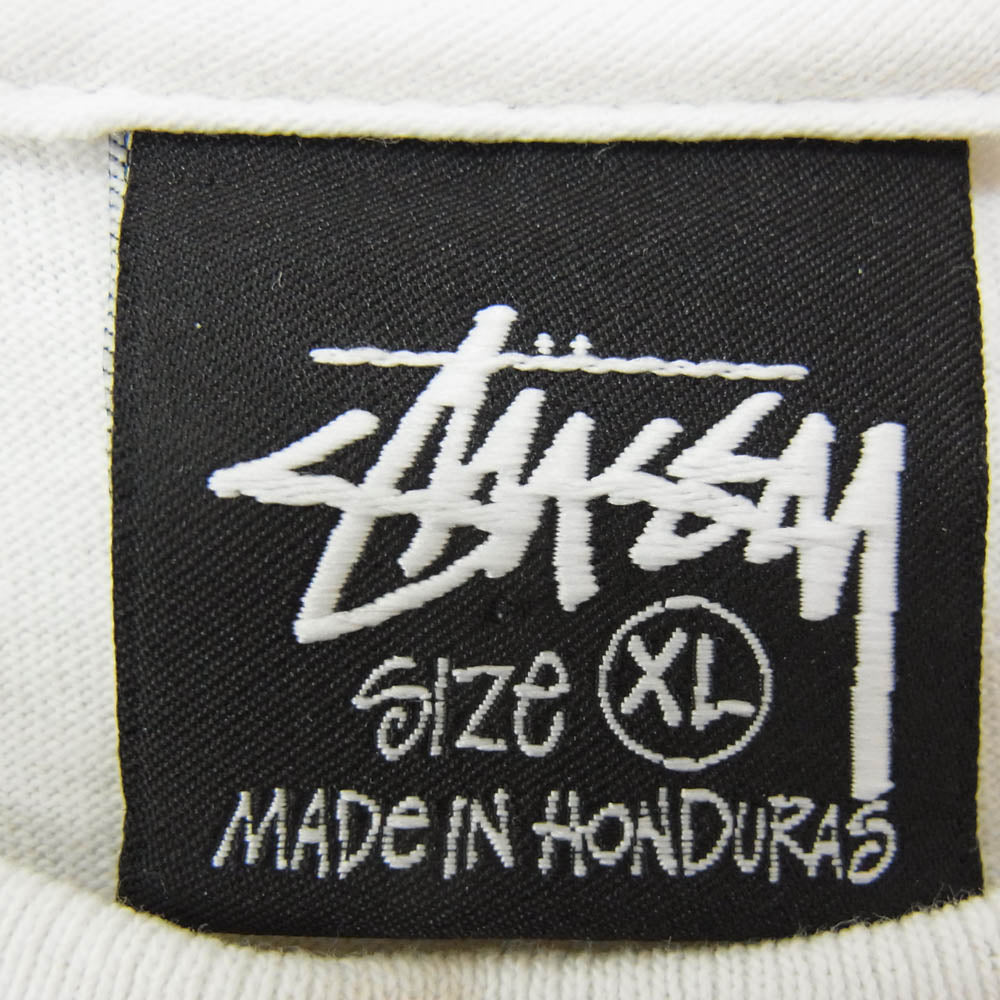 STUSSY ステューシー 8BALL ボール 半袖 tシャツ ホワイト系 XL【中古】