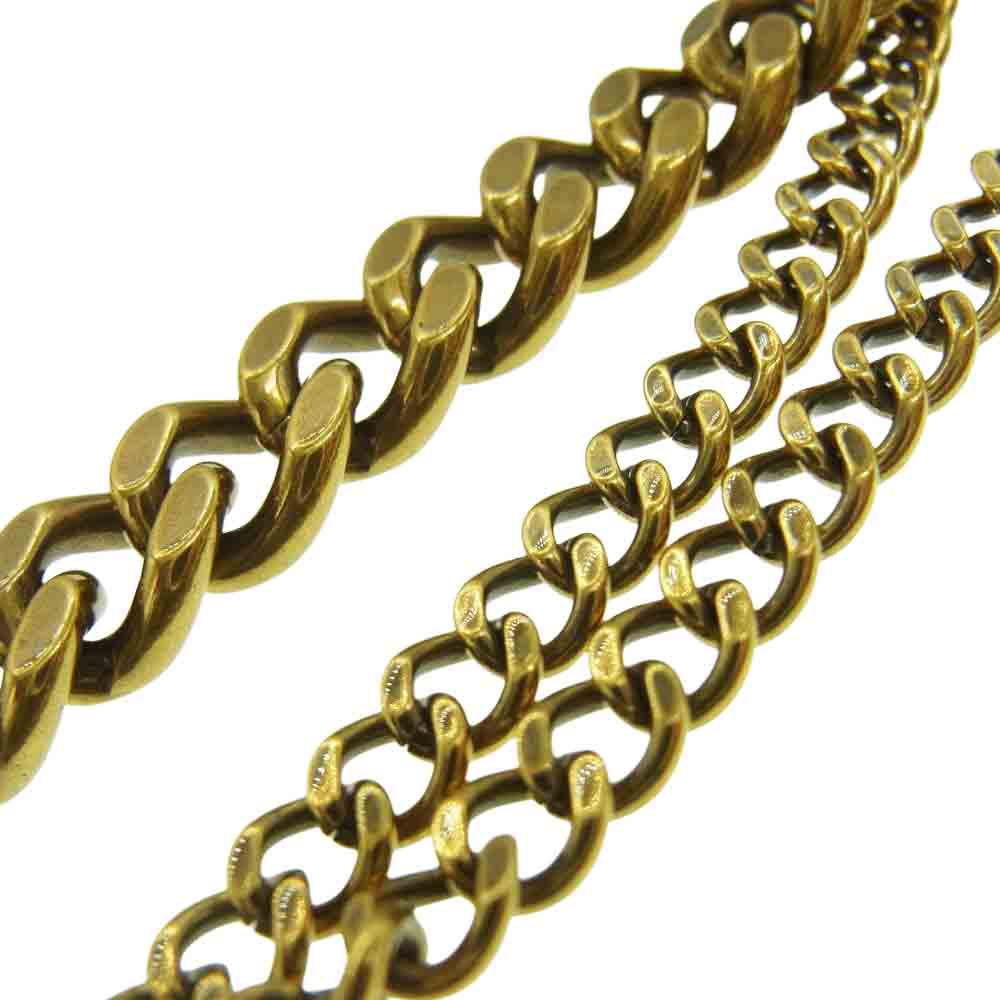 FRED PERRY フレッドペリー Laurel Wreath アンティーク ゴールド ネックレス ゴールド系【中古】