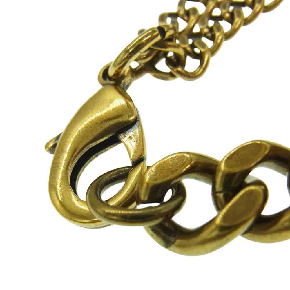 FRED PERRY フレッドペリー Laurel Wreath アンティーク ゴールド ネックレス ゴールド系【中古】