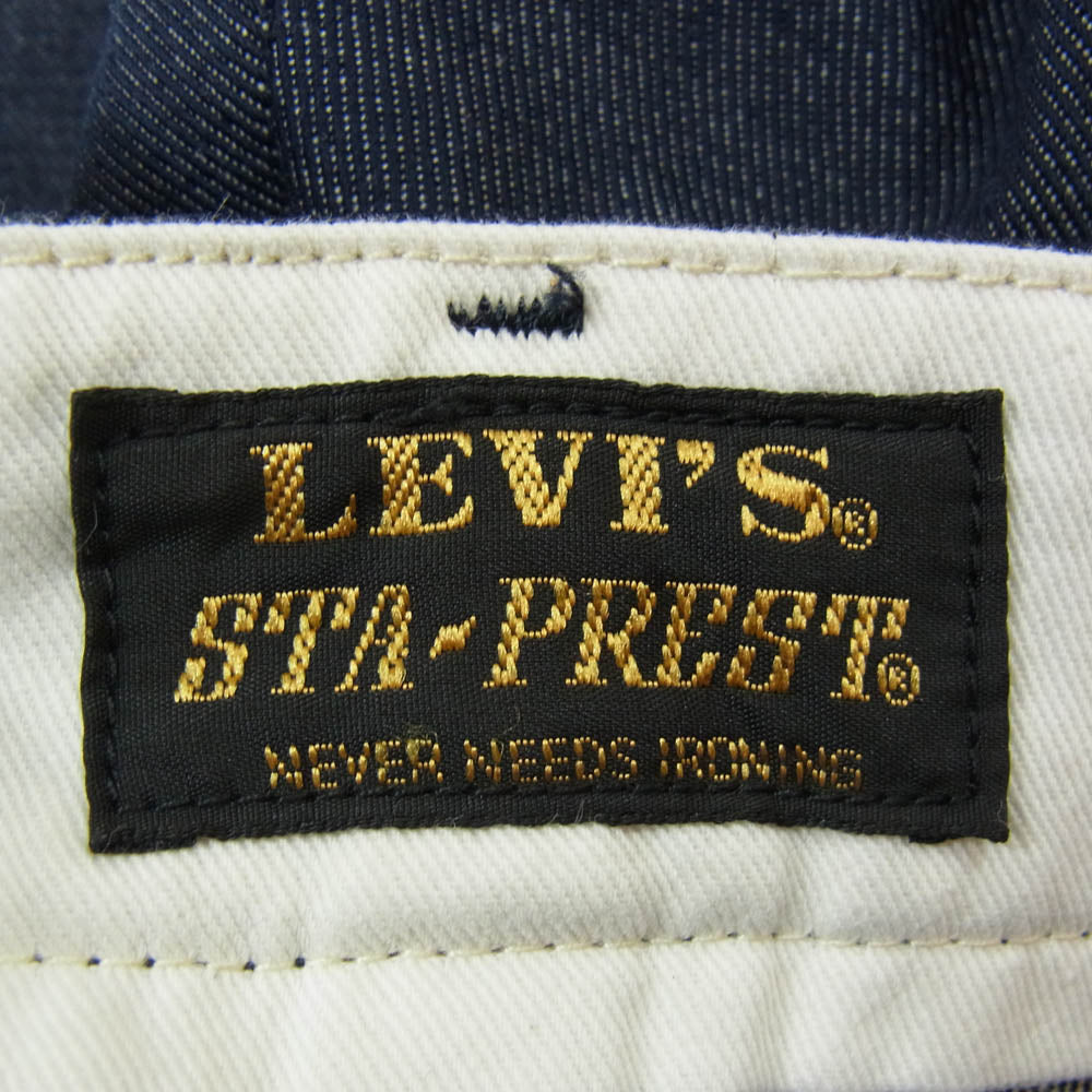 Levi's リーバイス STA-PREST スタプレ パンツ インディゴブルー系 32【中古】