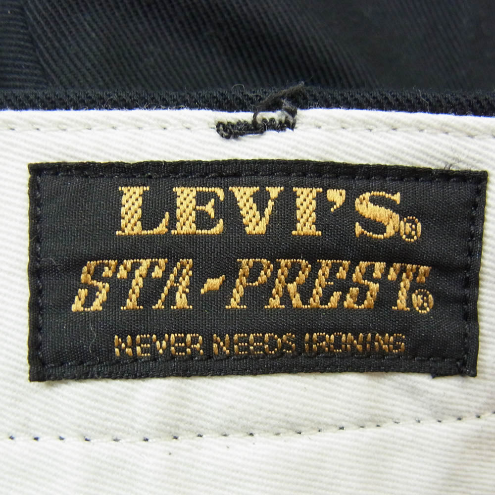 Levi's リーバイス 47873-0003 STA-PREST スタプレ パンツ ブラック系 32【中古】