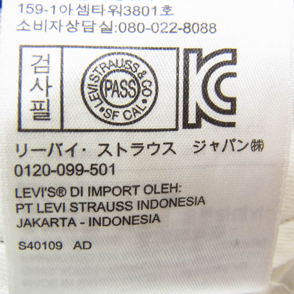 Levi's リーバイス 47873-0003 STA-PREST スタプレ パンツ ブラック系 32【中古】