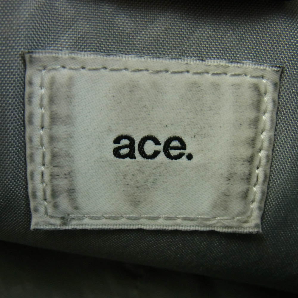 ace. エース ショルダー バッグ ブラック系【中古】