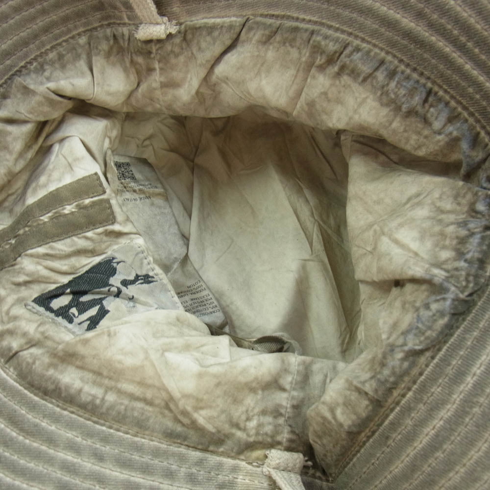Rick Owens リックオウエンス 24AW DA02D2479-HSCF DRKSHDW ダークシャドウ Bucket Hat Gilligan ギリガン タイド バケットハット グレー系【中古】