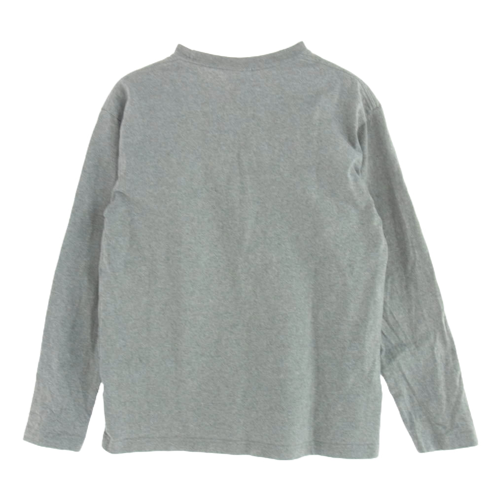 THE NORTH FACE ノースフェイス NT82037 L/S NUPTSE COTTON TEE ロングスリーブ ヌプシ コットン Tシャツ グレー系 S【中古】