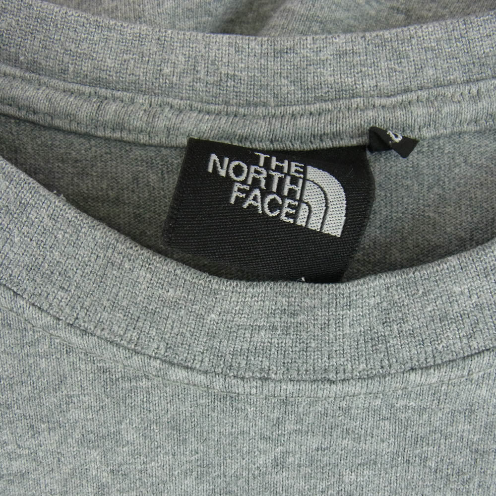 THE NORTH FACE ノースフェイス NT82037 L/S NUPTSE COTTON TEE ロングスリーブ ヌプシ コットン Tシャツ グレー系 S【中古】