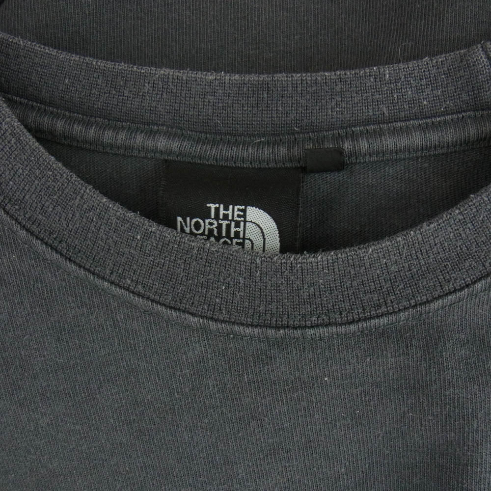 THE NORTH FACE ノースフェイス NT32007 L/S Heavy Cotton Tee ロングスリーブ ヘビー コットン Tシャツ グレー系 S【中古】