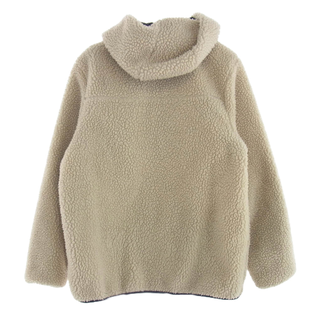 patagonia パタゴニア 20AW 68095 20年製 Ks R ready Freddy Hoody キッズ 子供用 リバーシブル フーディ フリース ジャケット ベージュ系 XL【中古】