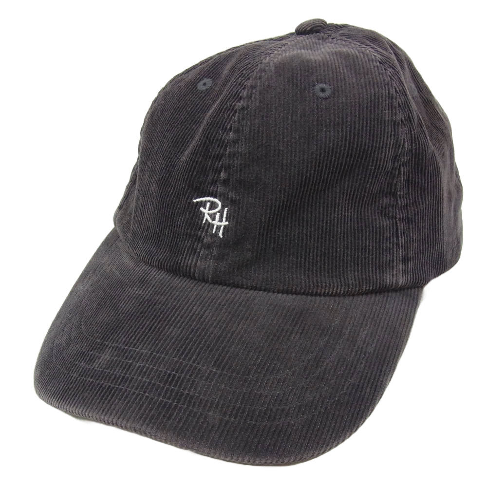 Ron Herman ロンハーマン California Corduroy Logo Cap コーデュロイ ロゴ刺繍 キャップ 帽子 ブラック系【中古】