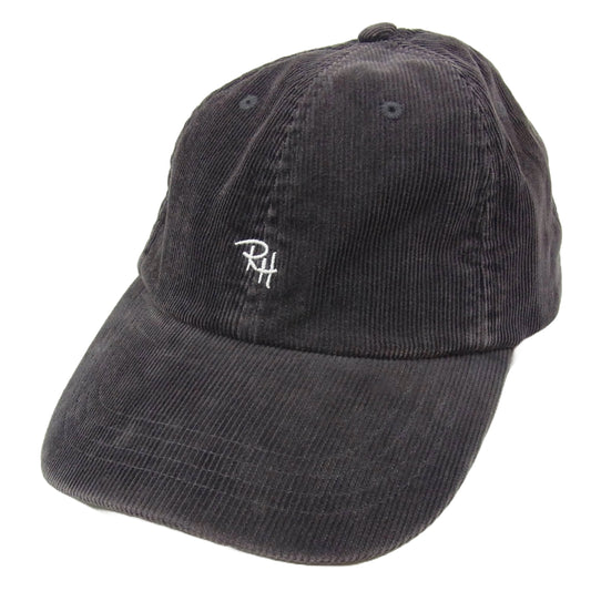 Ron Herman ロンハーマン California Corduroy Logo Cap コーデュロイ ロゴ刺繍 キャップ 帽子 ブラック系【中古】