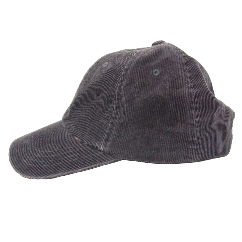 Ron Herman ロンハーマン California Corduroy Logo Cap コーデュロイ ロゴ刺繍 キャップ 帽子 ブラック系【中古】