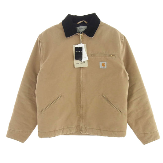 Carhartt カーハート 24AW I027358 OG Detroit jacket peanut デトロイト ジャケット 襟コーデュロイ ジップアップ ブルゾン ベージュ系 M【新古品】【未使用】【中古】