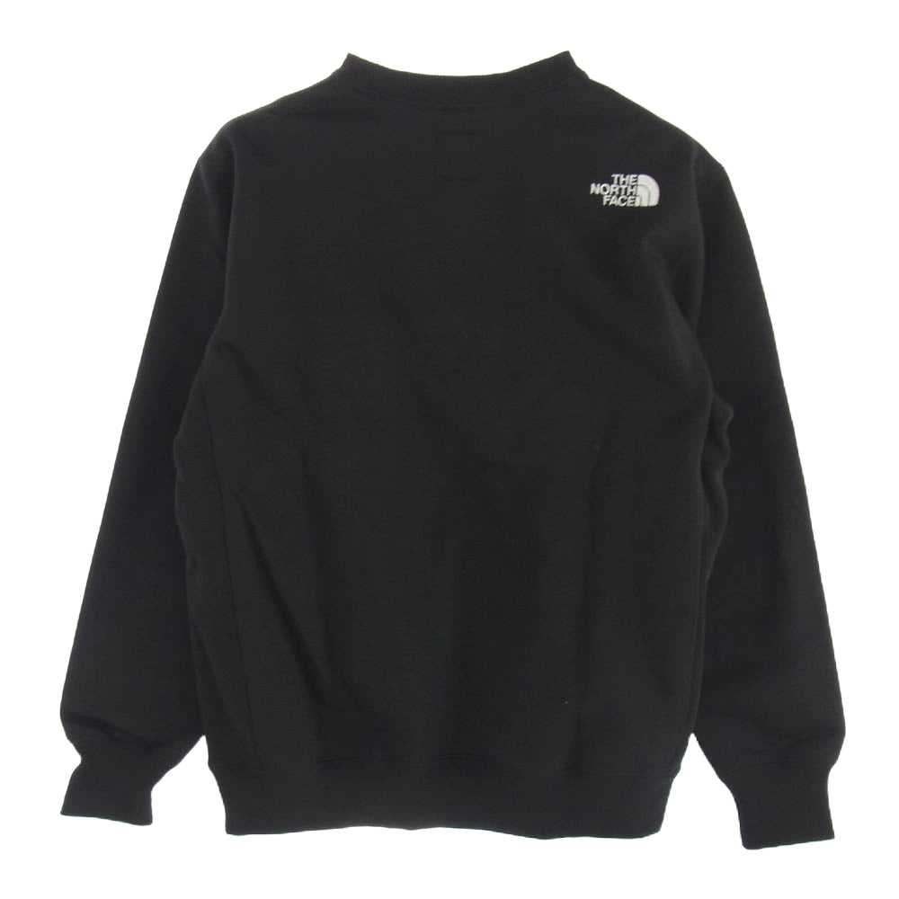 THE NORTH FACE ノースフェイス NT61917R BIG CREW ビッグ クルーネック スウェット トレーナー ブラック系 M【新古品】【未使用】【中古】