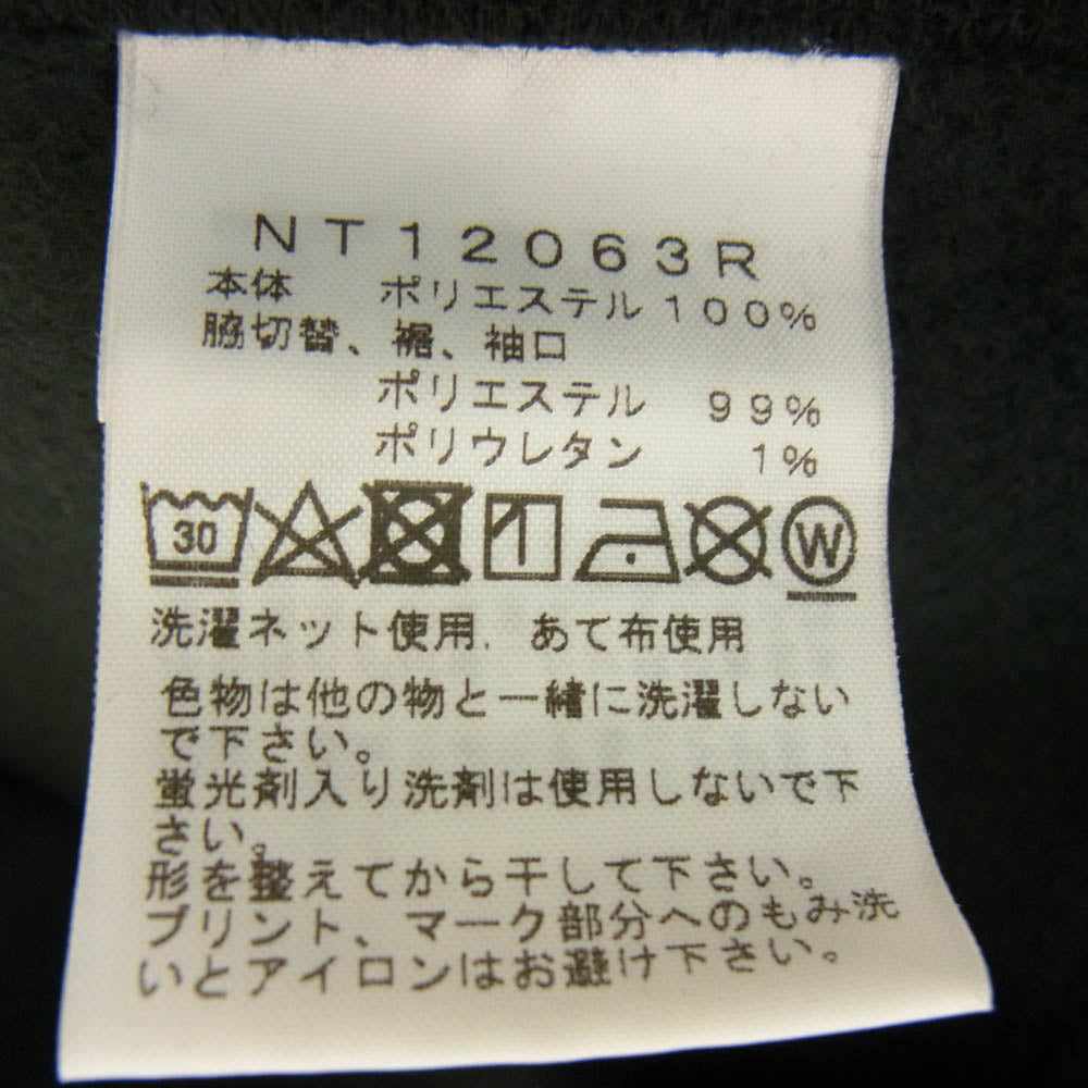 THE NORTH FACE ノースフェイス NT12063R ALTERNATIVE Hoodie プリント プルオーバー パーカー ブラック系 S【極上美品】【中古】